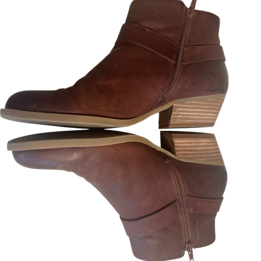Nine West Brown Ankle Boots